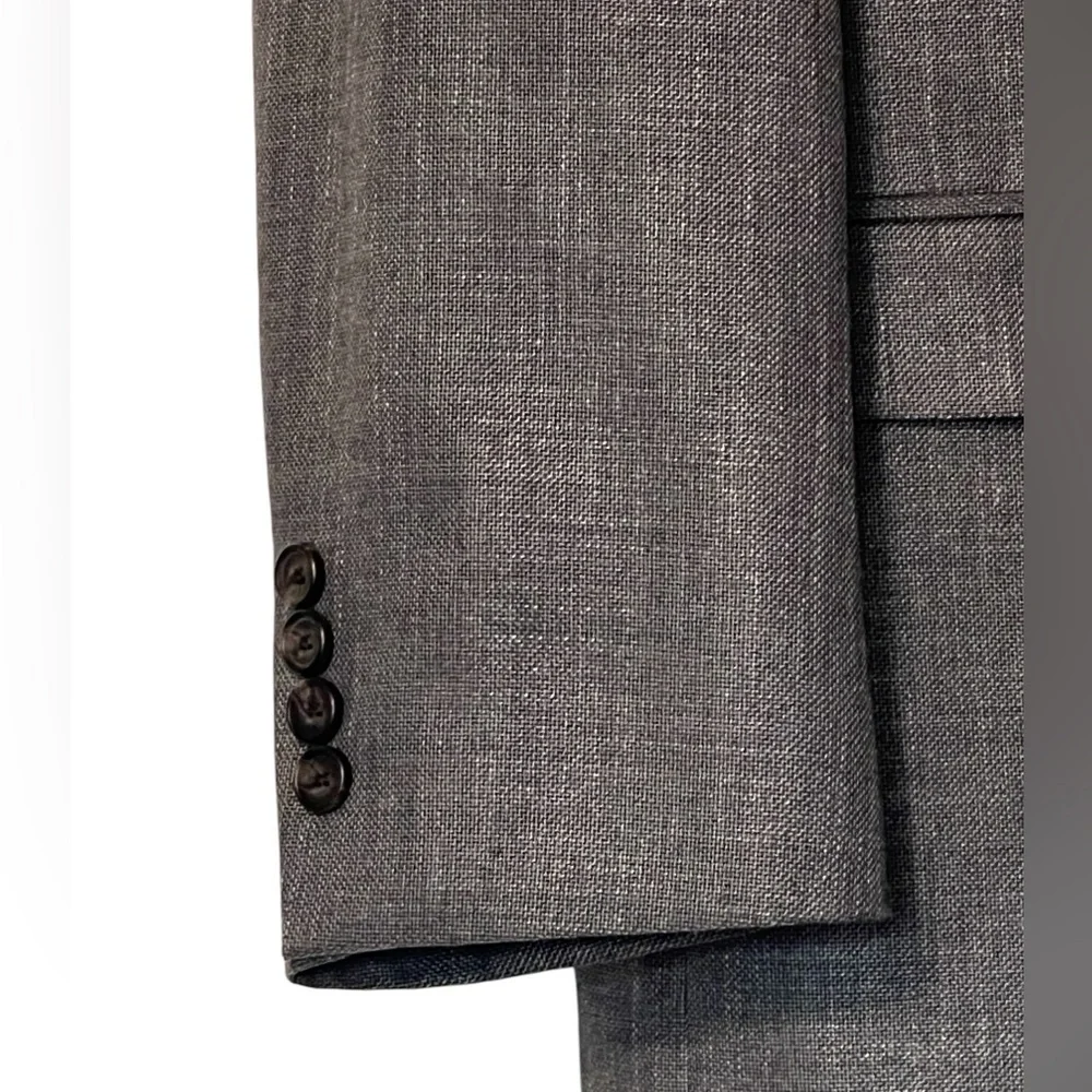 Ralph Lauren for Macy’s Men's size 40R Gray 2 button sport coat/ blazer